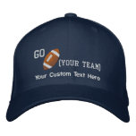 Create Your Own Football Cap embroidered hats