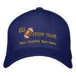 Create Your Own Football Cap embroidered hats