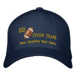 Create Your Own Football Cap embroidered hats