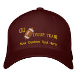 Create Your Own Football Cap embroidered hats