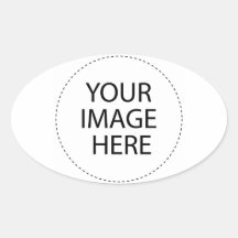 ♪♫♪ Create Your Own Gifts ~ Customize Blank Oval Stickers