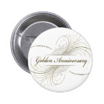 Create Your Own Golden Anniversary Design Pinback Button