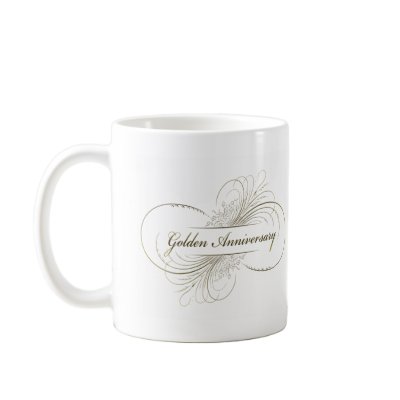 Create Your Own Golden Anniversary Design Mugs by perfectpostage