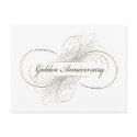 Create Your Own Golden Anniversary Design postcards