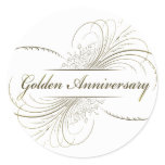 Create Your Own Golden Anniversary Design stickers
