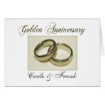 Create your own Golden Anniversary Greeting Card