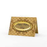 Create your Own "Happy Fathers Day" Gold Card