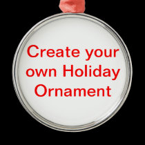 Create your own Holiday Ornaments ornaments