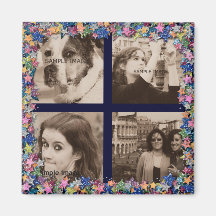 Create Your Own Instagram Pics Girly Glitter Stars Fridge Magnets