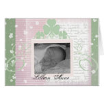 Create your own Irish Baby Announcements Greeting Cards