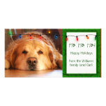 Create your own pet photo holiday card photo cards