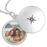 Create your own photo template locket necklace