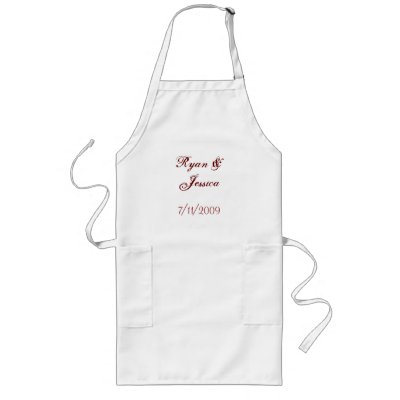 Create your own wedding apron by perfectpostage