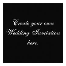 Create Your Own Wedding Invitations Square