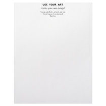 Create yourself letterhead add your art photos