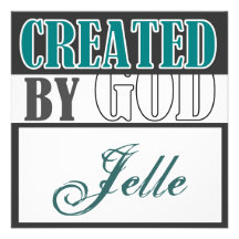Created by God-Jongen Persoonlijke Uitnodigingen