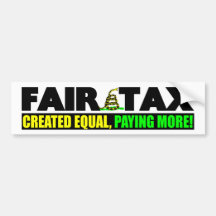 Created Equal, Paying More! Bumper Stickers