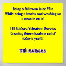 Creating Leaders Poster