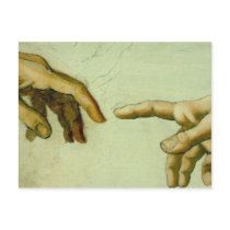 Creation of Adam (detail-hands)