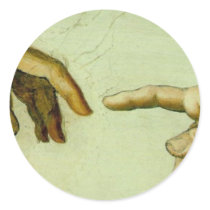 Creation of Adam (detail-hands)