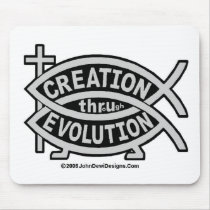 Creation thru Evolution Mouse Pad