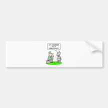creationist robot course religion polls bumper sticker