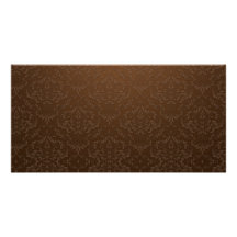 Creative art work in maroon photo card