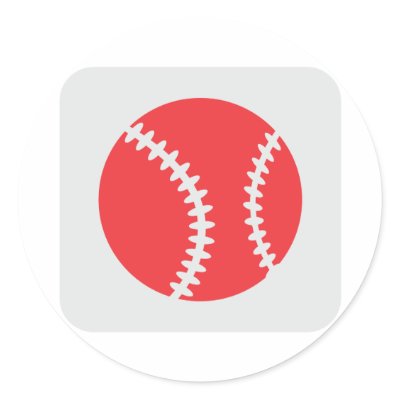 Creative Baseball Logo Design Sticker by graphicdesigner