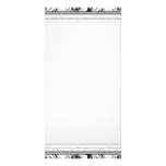 Creative Black and white floral wedding gift Picture Card