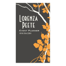 Creative Branches (Event Planner) Business Card Templates