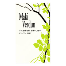 Creative Branches (Fashion Stylist) Business Card Templates