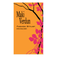 Creative Branches (Fashion Stylist) Business Card Template