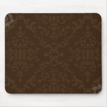 Creative brown floral gift mouse pads