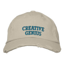 Creative Genius Embroidered Baseball Cap