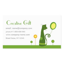 Creative Gift Shop Business Card Template