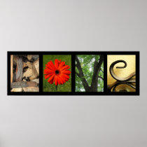 Creative Love Alphabet Photography Art Print