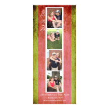 Creative Photo Booth Save the Date (Green & Pink) Invite