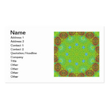 Creativity Mandala Business Card Templates