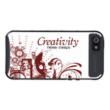 Creativity Never Sleeps iPhone 5 Case