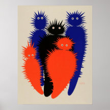Creatures by Julius Klinger circa 1909 Posters