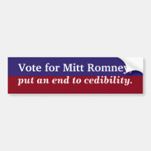Credibility Bumper Sticker