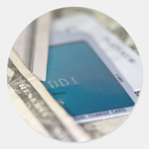 Credit Cash Sticker
