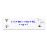 Creed Brotherhood MC Support Bumper Sticker