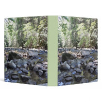 Creek and Rocks Binder