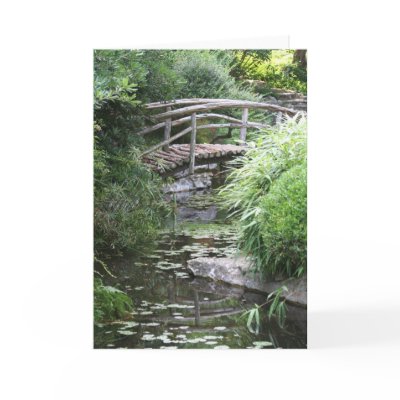 Creek Bridge Greeting Card by northshorefire