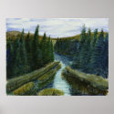 CREEK IN PINES posters