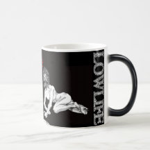 Creeping Zombie Chic Morphing Mug.