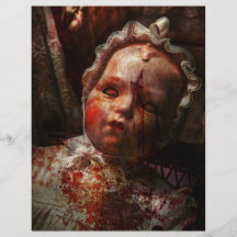 Creepy - Doll - It's best to let them sleep Custom Flyer