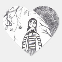 creepy fall stickers