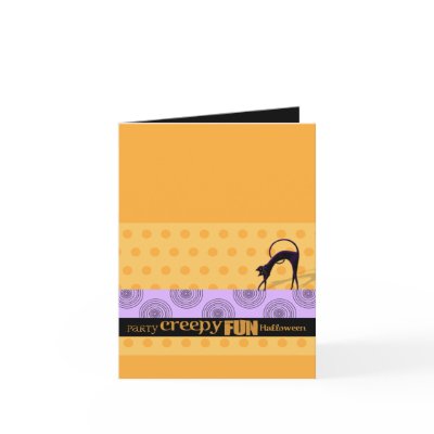 Creepy Fun Halloween Invitation Cards by KrispysKingdom